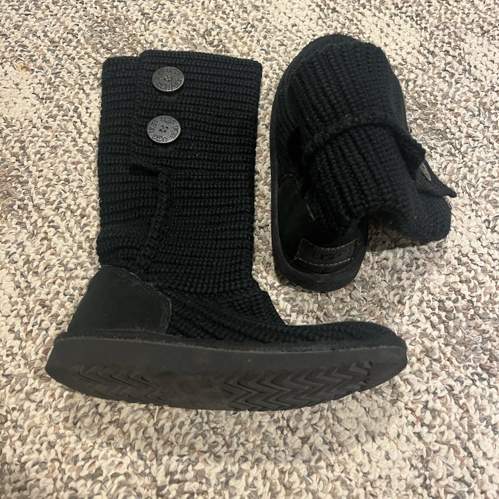 Youth Black Ugg Boots